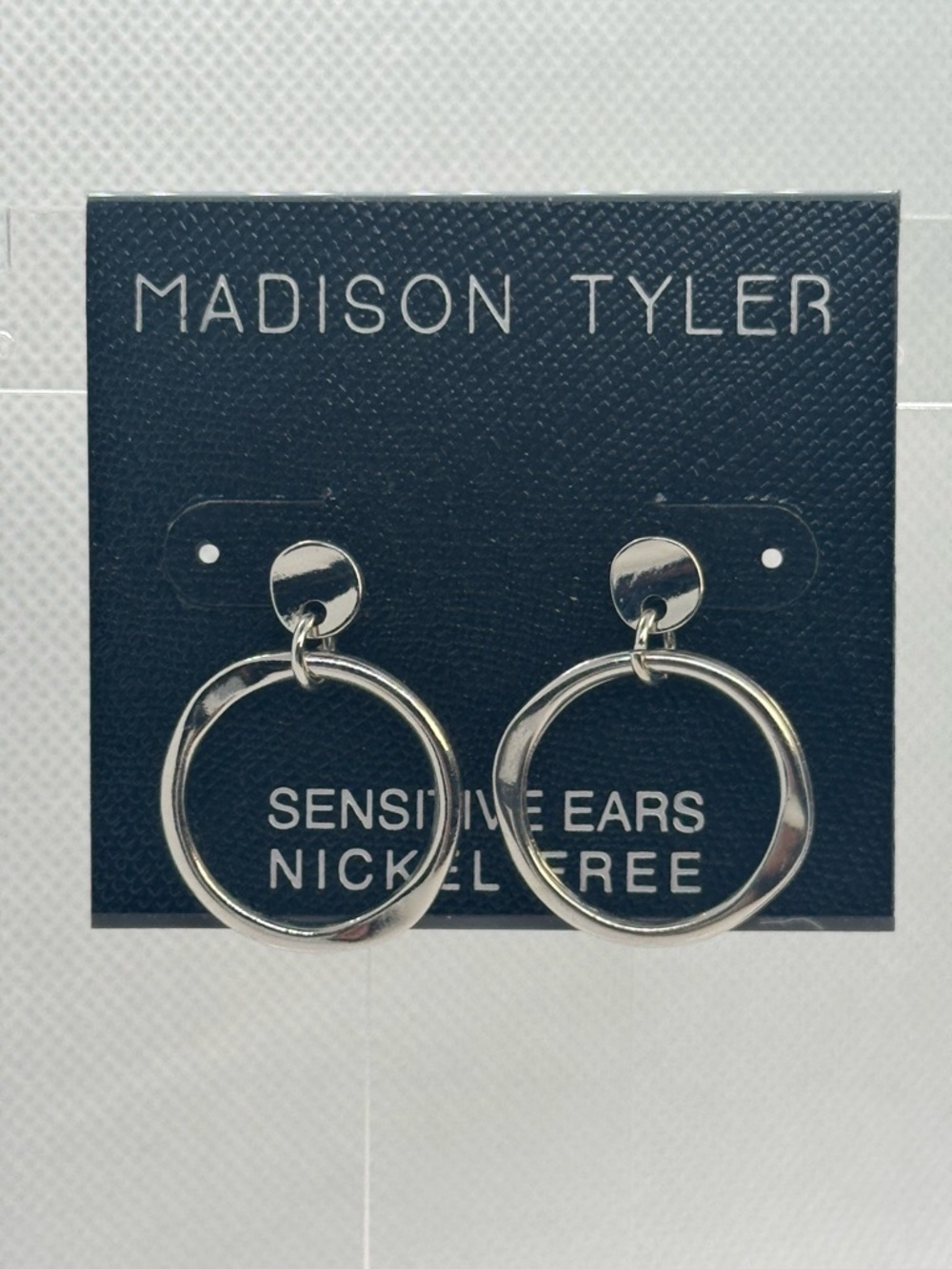 Madison Tyler Silver Double Hoop Earrings
